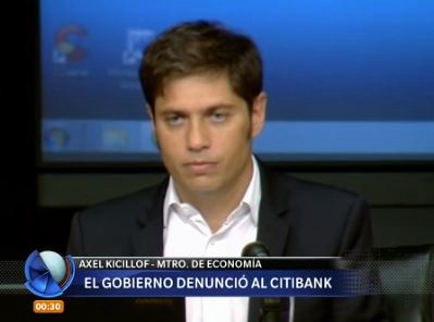 El Gobierno busca declarar nulo el acuerdo del Citibank con fondos buitre