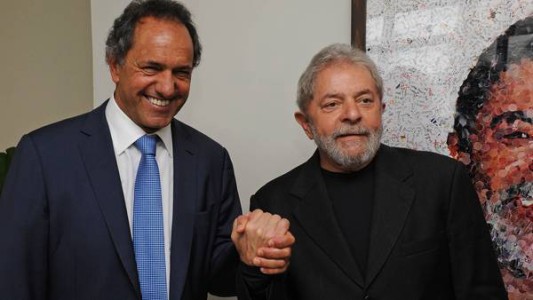 Scioli se reunió con Lula en Brasil