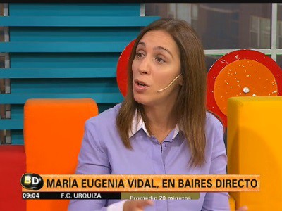 María Eugenia Vidal: "lo que pasó el domingo muestra un crecimiento"
