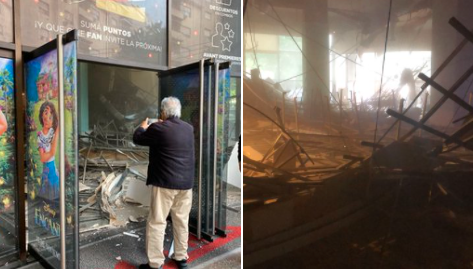 Derrumbe en el Cinemark de Palermo: se suspendieron las funciones
