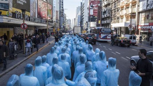 AMIA: una "Antimarcha" recorrió el centro en reclamo de Justicia
