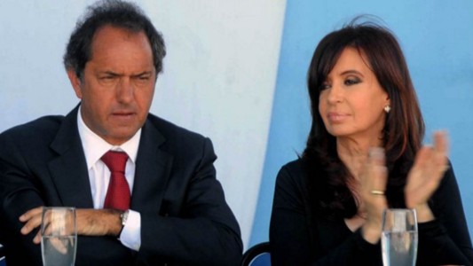 Cristina Kirchner se reunió con Daniel Scioli en Olivos