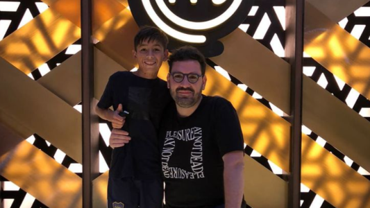 El encuentro de Damián Betular y Joaquín, "el nene de las tortas de Twitter"