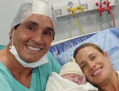 "Bienvenido, Faustino": Sebastián Estevanez compartió foto de su bebé recién nacido