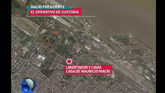 Macri Presidente: el operativo de custodia
