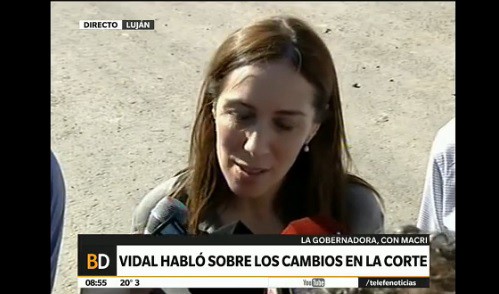 Vidal defiende la designación de jueces: "Es para normalizar el funcionamiento de la Corte"