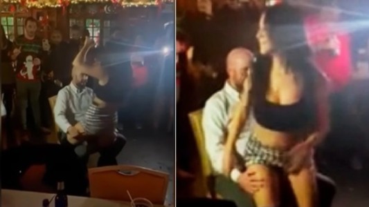 Degradaron a un teniente de policía que recibió un baile erótico de una agente