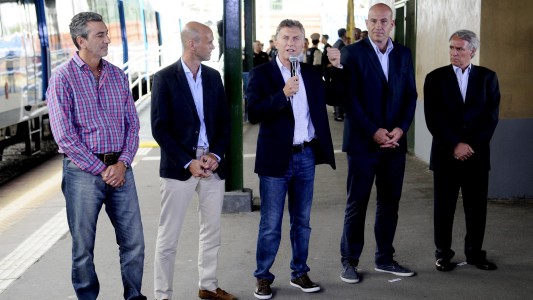 Macri inauguró un tramo del tren Roca junto a Florencio Randazzo