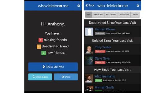 Crean una app que permite saber quién te borró de Facebook