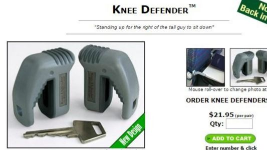 Venden dispositivo para impedir que se recline el asiento de adelante en el avión