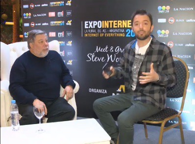 Exclusivo web: Steve Wozniak, padre de la computadora personal, a solas con Telefe Noticias