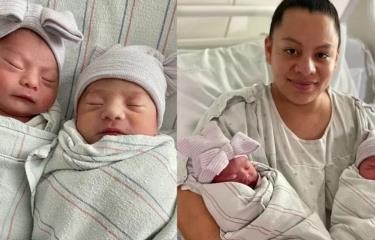 Gemelos nacen en años diferentes en California