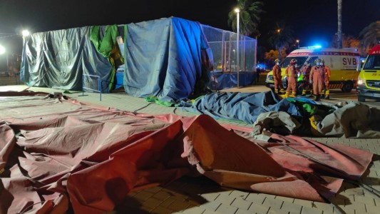 Murió una nena de 8 años tras volarse un castillo inflable