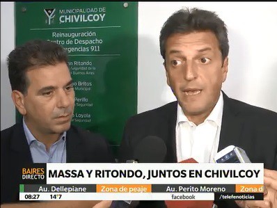 Massa y Ritondo destacaron sus coincidencias en el área de Seguridad