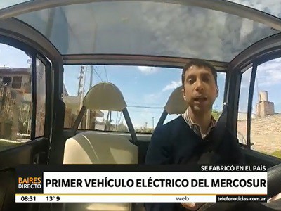 El primer vehículo eléctrico del Mercosur