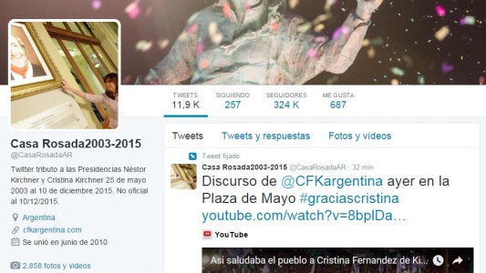 Twitter le quitó la verificación a la cuenta de la Casa Rosada