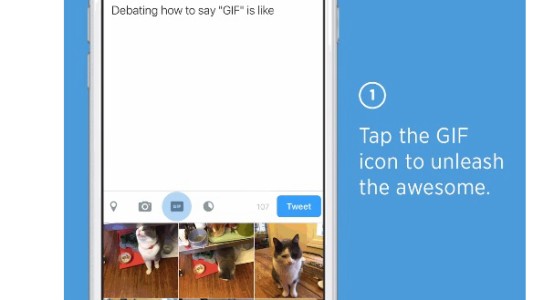 Chau imágenes estáticas, Twitter deja subir GIFS animados desde el celular