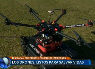 Los drones, listo para salvar vidas