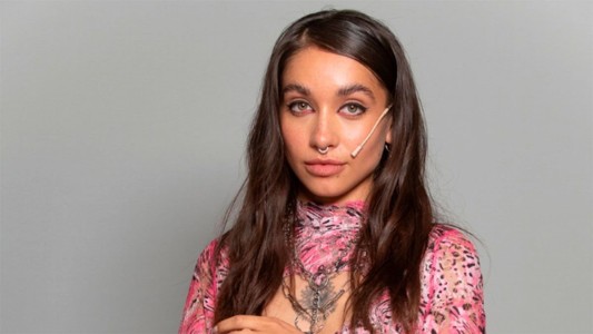 María Becerra en recital "Oh my Gol!" organizado por la Liga española de fútbol