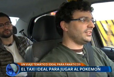El taxi ideal para jugar al Pokemon