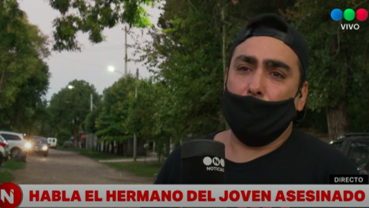 El hermano del joven asesinado en Morón dijo que el homicida "destruyó una familia"
