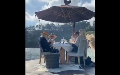 Susana Giménez festejó su cumpleaños en una balsa