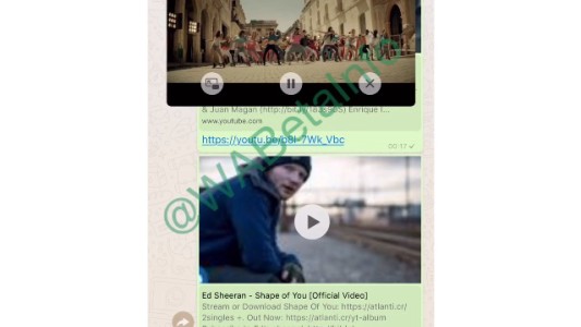 WhatsApp: Se podrán ver videos de YouTube sin salir de la aplicación
