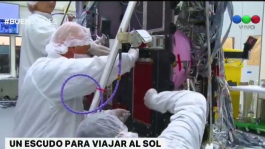 Así es el escudo térmico de la primera misión espacial al Sol
