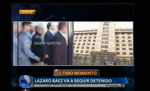 Lázaro Báez se negó a declarar ante Casanello y seguirá detenido