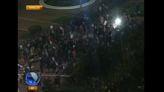 Marcha en Plaza de Mayo para protestar contra Mauricio Macri