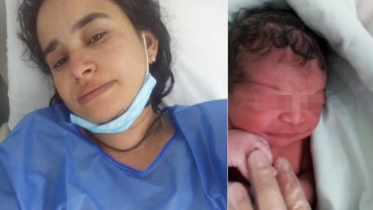 Fue al hospital por un dolor de estómago y dio a luz a un bebé sin saber que estaba embarazada
