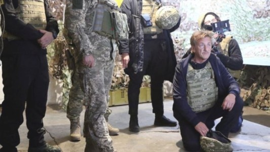 Sean Penn está filmando un documental sobre la invasión rusa en Ucrania