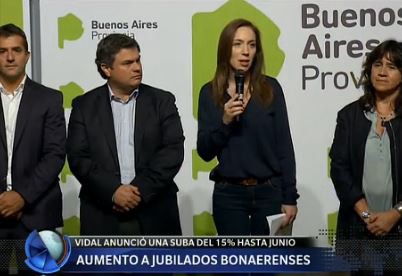 Anunciaron aumento de 15% a jubilados bonaerenses