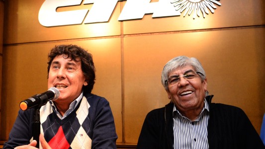 Micheli celebró que se movilicen juntas las centrales gremiales "aunque sea coyunturalmente"