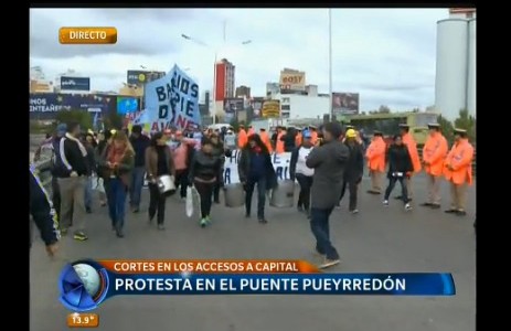 Barrios de Pie hará piquetes el martes en los accesos a Capital para reclamar alimentos y trabajo