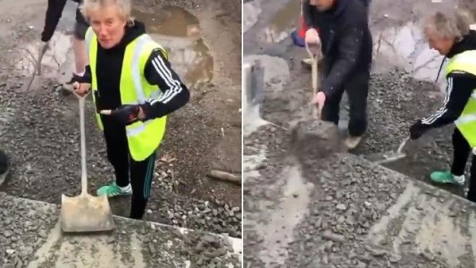 Rod Stewart tuvo que arreglar él mismo los baches de su cuadra: "Mi Ferrari no puede pasar por aquí"