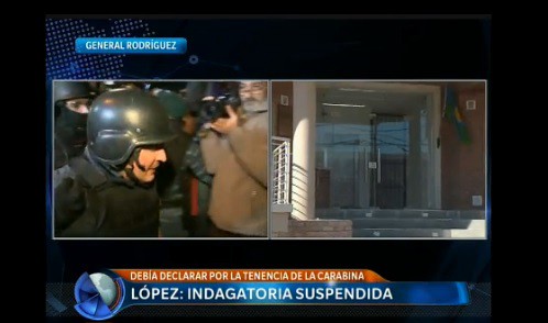 Suspendieron la declaración de José López por razones médicas