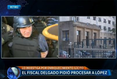 El fiscal Delgado pidió el procesamiento de José López