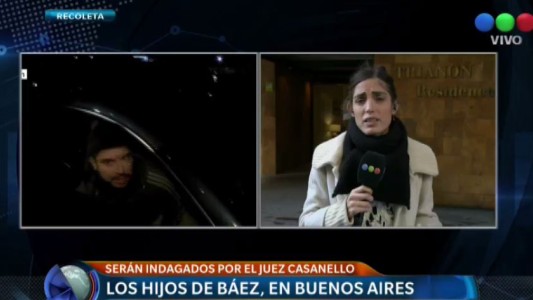 Tres de los hijos de Báez se alojan con otra identidad en un hotel de Recoleta