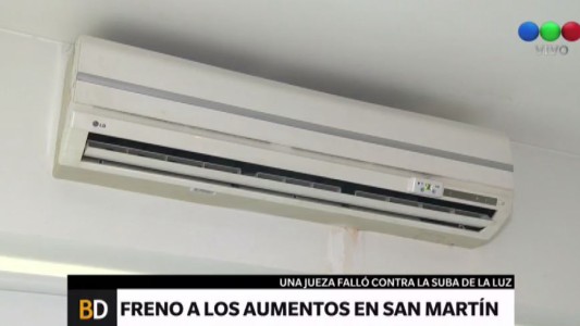 La justicia suspendió el tarifazo de luz en San Martín