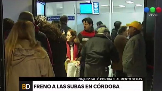En Córdoba ordenan dar marcha atrás con las tarifas de gas