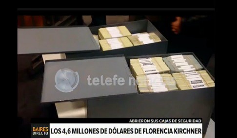 El fiscal pidió embargar el dinero de la caja de seguridad de Florencia Kirchner