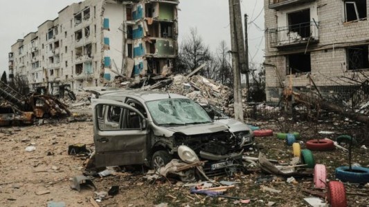 Zelenski denunció que la situación es Borodianka es "mucho más horrible" que en Bucha