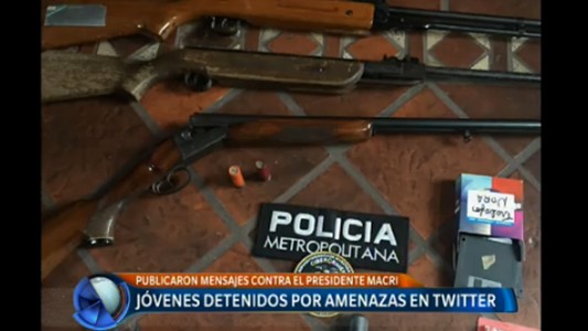 Jóvenes detenidos por amenazas en Twitter