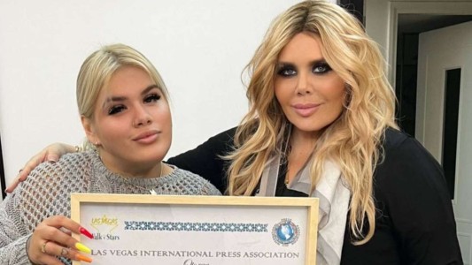 La ciudad de Las Vegas distinguió a Morena Rial por su “brillante trayectoria profesional”