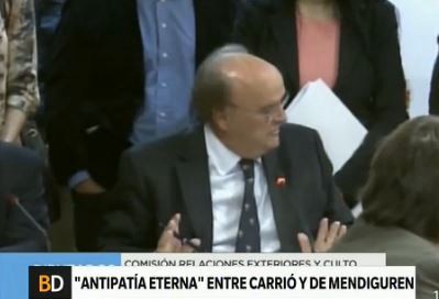 La "antipatía eterna" entre Carrió y De Mendiguren