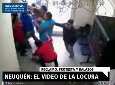 Neuquén: el video de la locura
