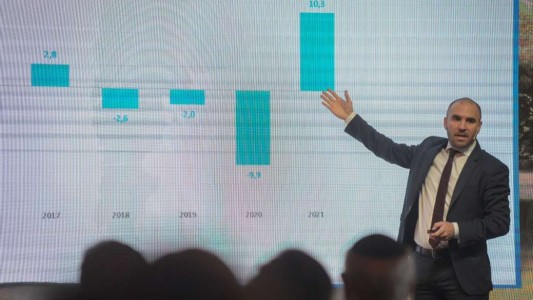 Ante empresarios, Martín Guzmán volvió a defender la renta inesperada