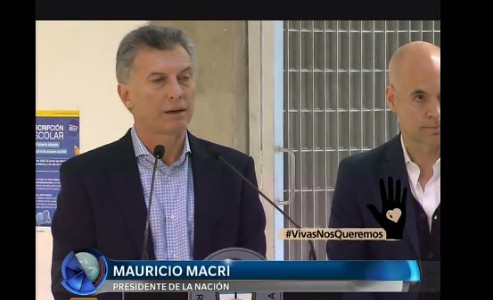 Macri: "Estamos comprometidos en este plan nacional de lucha contra la violencia de género"