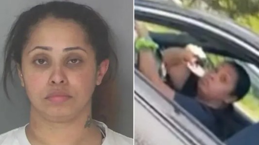 En un incidente de tránsito, una mujer le disparó a una adolescente en la cara y luego se fue a arreglarse las uñas